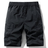 Drawstring Nylon Cargo Shorts