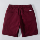Elastic Waist Chino Shorts