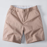 Elastic Waist Chino Shorts