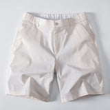 Elastic Waist Chino Shorts