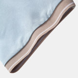 Contrast Trim Johnny Collar Polo