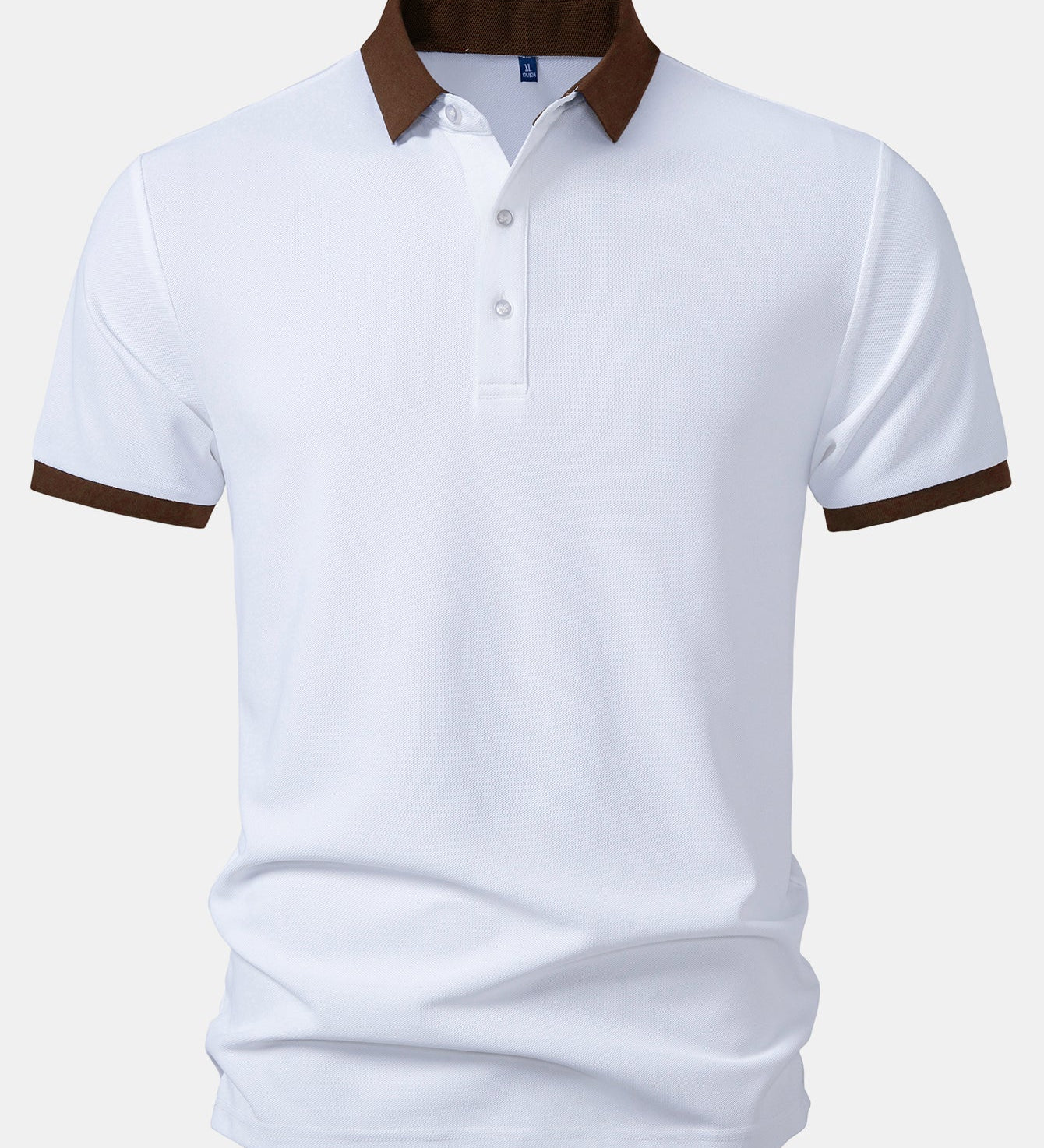 Contrast Collar Polo