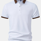 Contrast Collar Polo