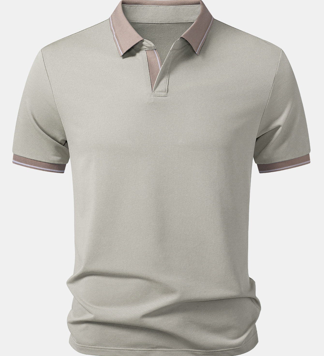 Contrast Johnny Collar Polo