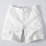 Elastic Waist Chino Shorts