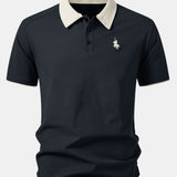 Contrast Collar Polo