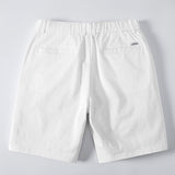 Elastic Waist Chino Shorts