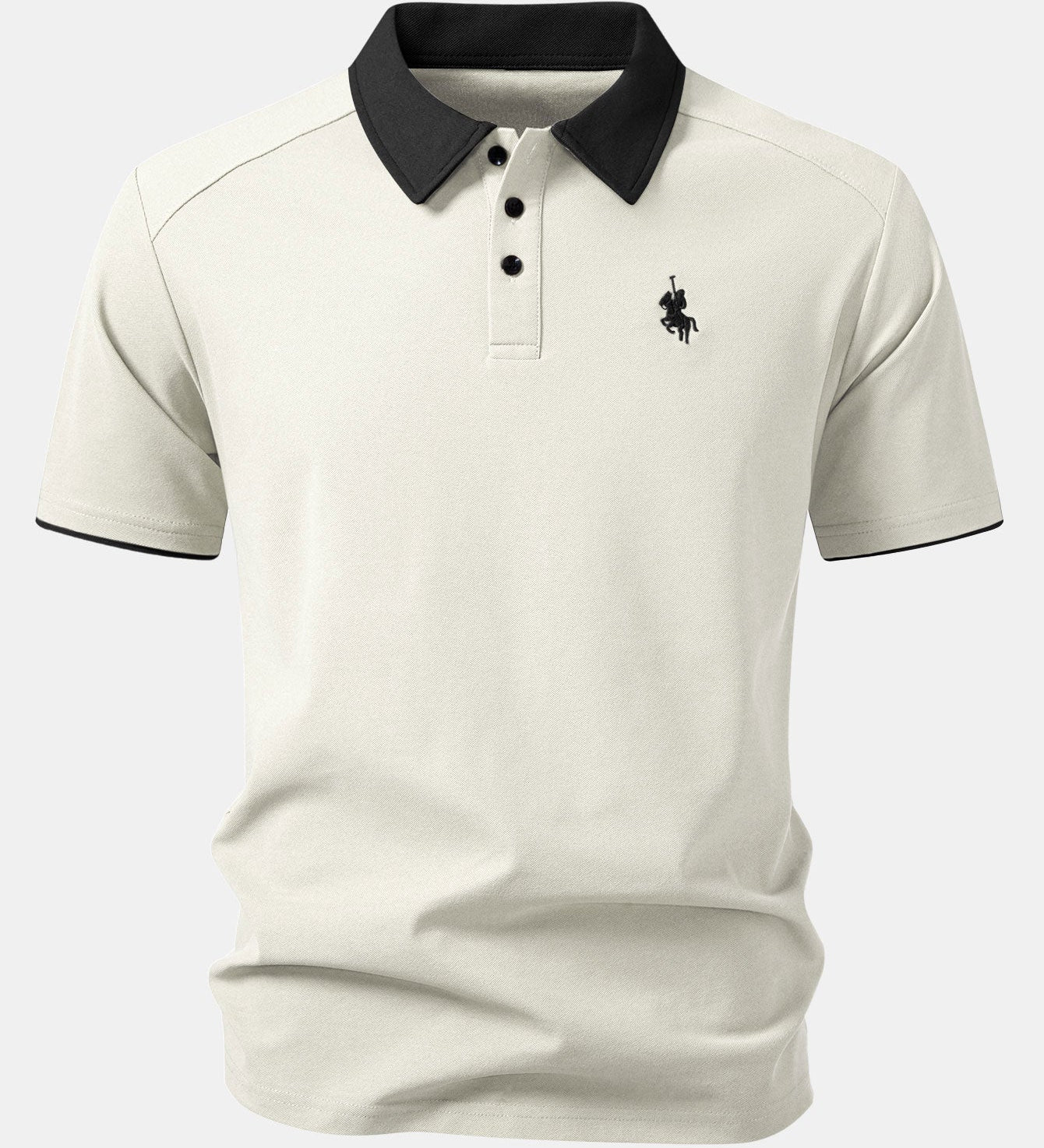 Contrast Collar Polo