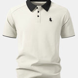 Contrast Collar Polo