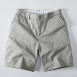Elastic Waist Chino Shorts
