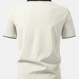 Contrast Collar Polo