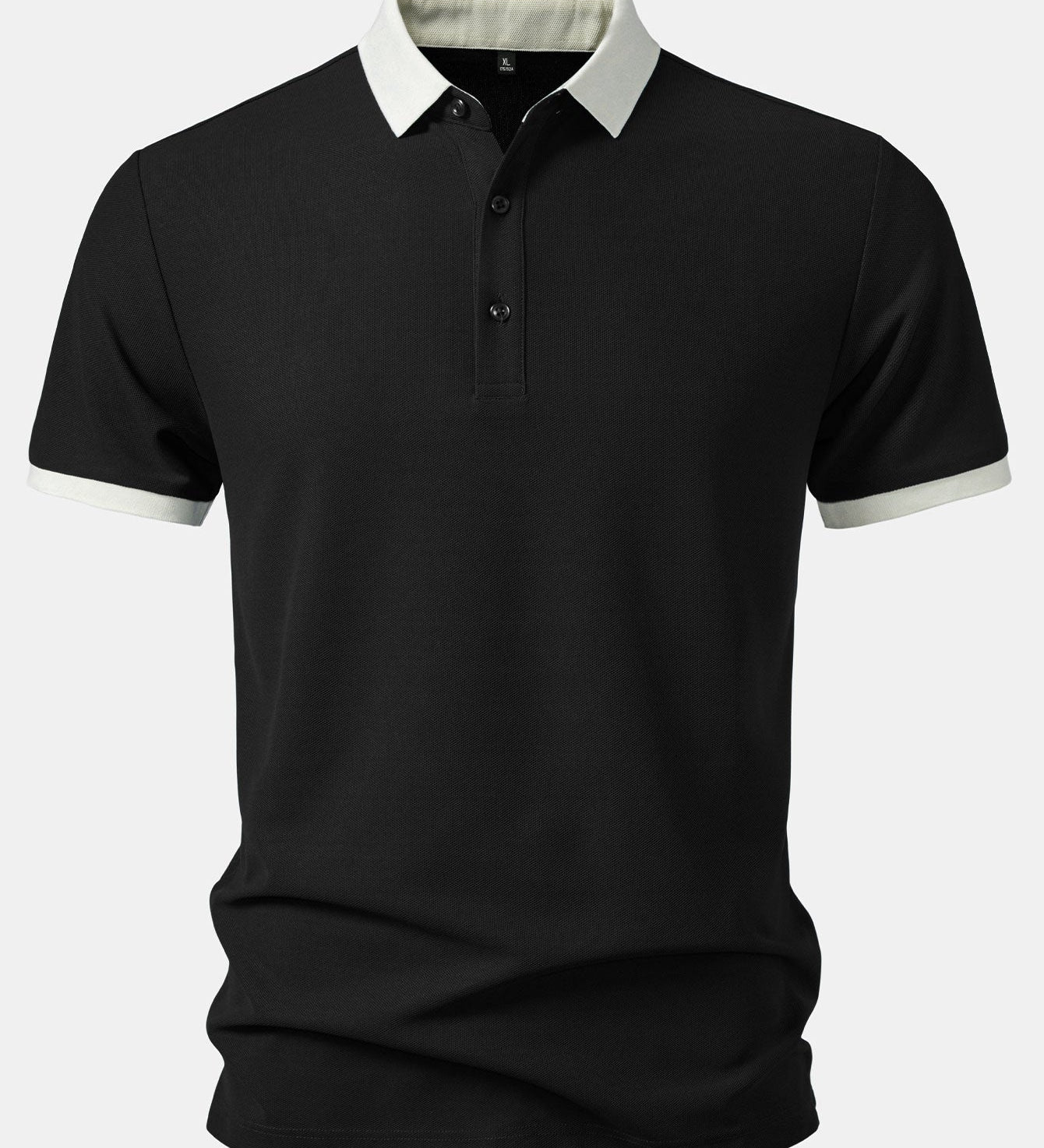 Contrast Collar Polo