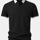 Contrast Collar Polo