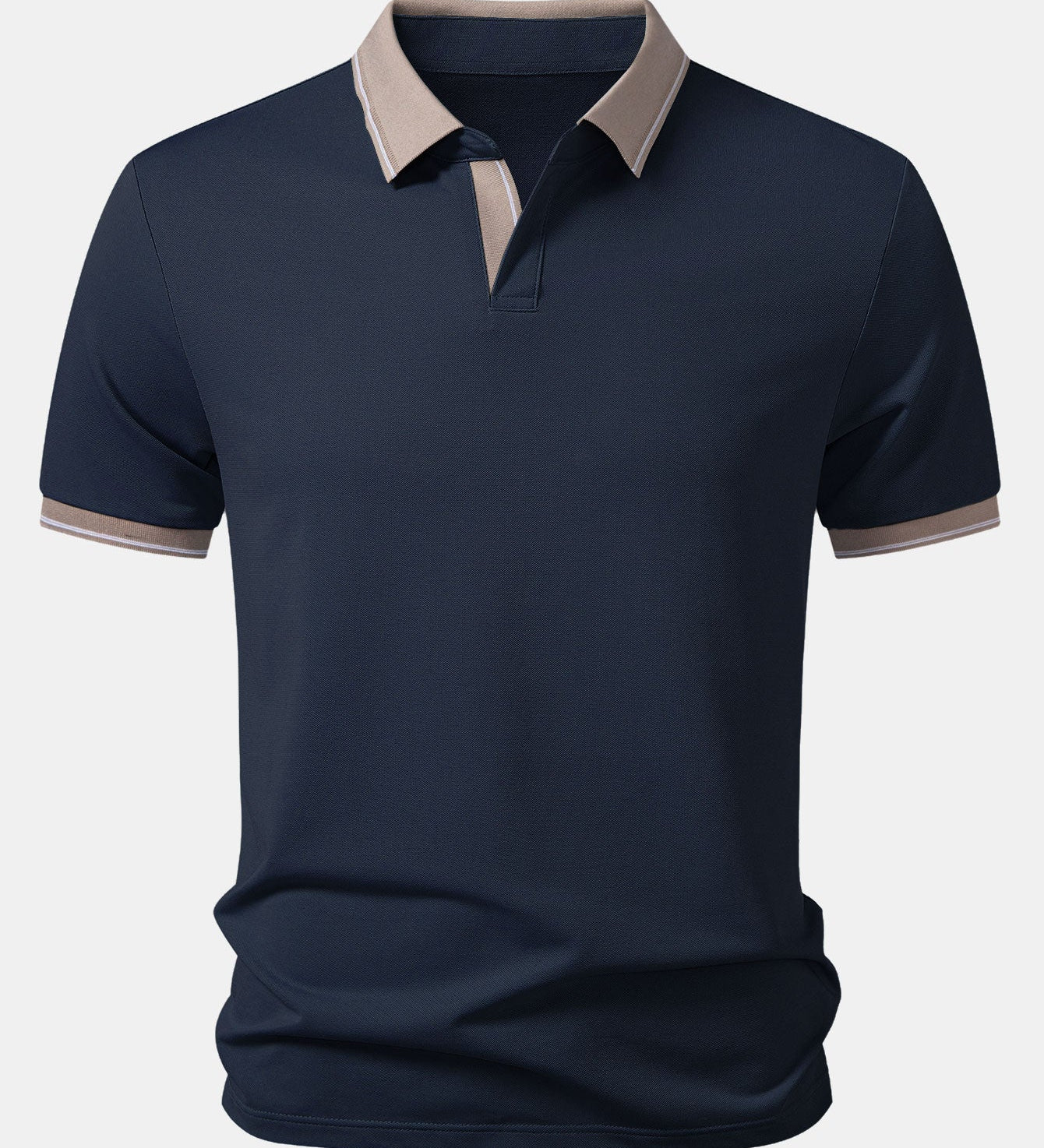 Contrast Johnny Collar Polo