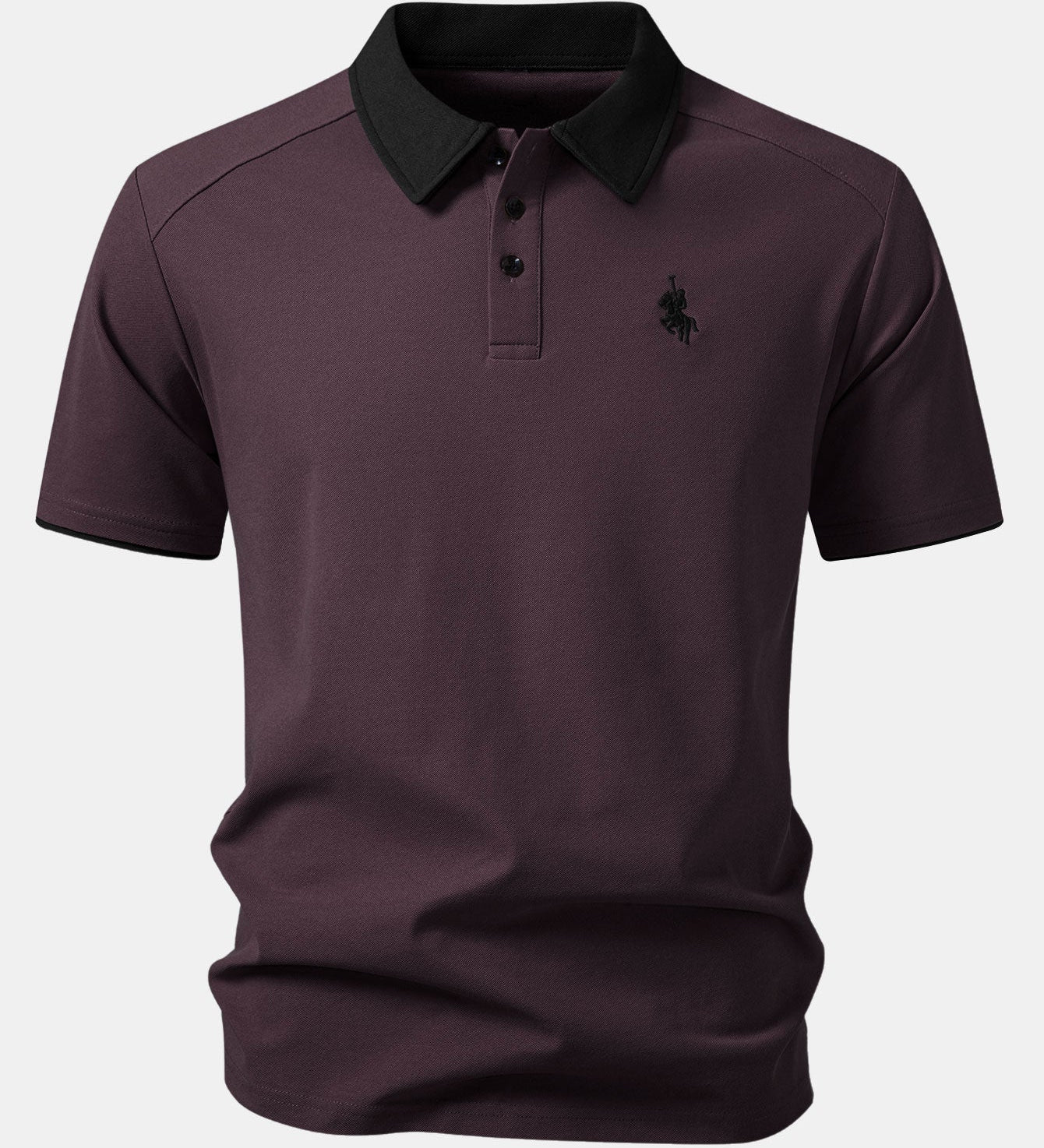 Contrast Collar Polo