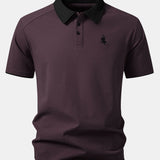 Contrast Collar Polo