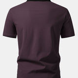 Contrast Collar Polo