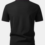 Contrast Collar Polo