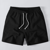 Crinkle Textured Drawstring 5" Shorts
