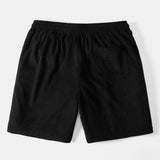 Ethnic Geometric Jacquard Patchwork Corduroy Shorts