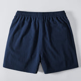 Crinkle Textured Drawstring 5" Shorts