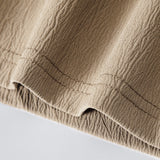 Crinkle Textured Drawstring 5" Shorts