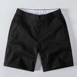 Elastic Waist Chino Shorts