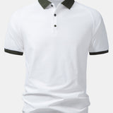 Contrast Raglan Sleeve Polo