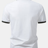Contrast Raglan Sleeve Polo