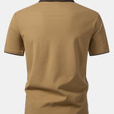 Contrast Collar Polo