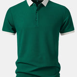 Contrast Collar Polo