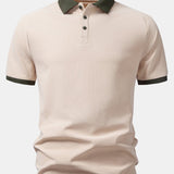Contrast Raglan Sleeve Polo