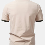 Contrast Raglan Sleeve Polo