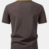 Contrast Collar Polo