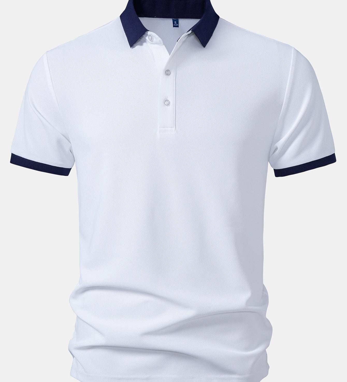 Contrast Collar Polo