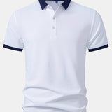 Contrast Collar Polo