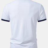 Contrast Collar Polo