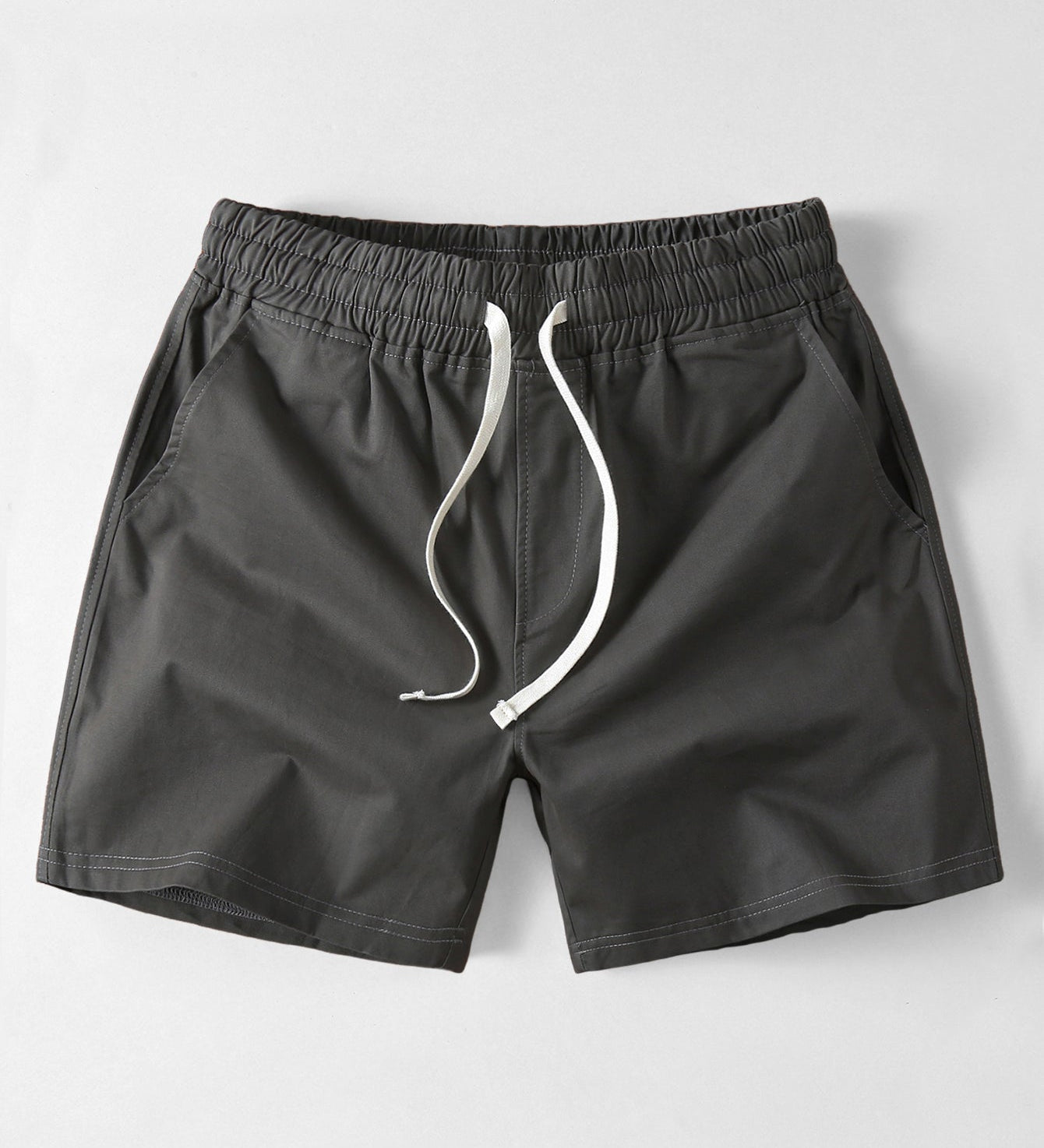 Cotton Drawstring Chino 5" Shorts