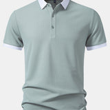 Contrast Collar Polo