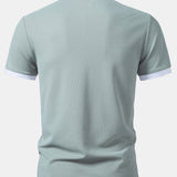 Contrast Collar Polo