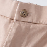 Elastic Waist Chino Shorts
