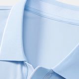 Contrast Trim Johnny Collar Polo