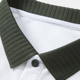 Contrast Raglan Sleeve Polo