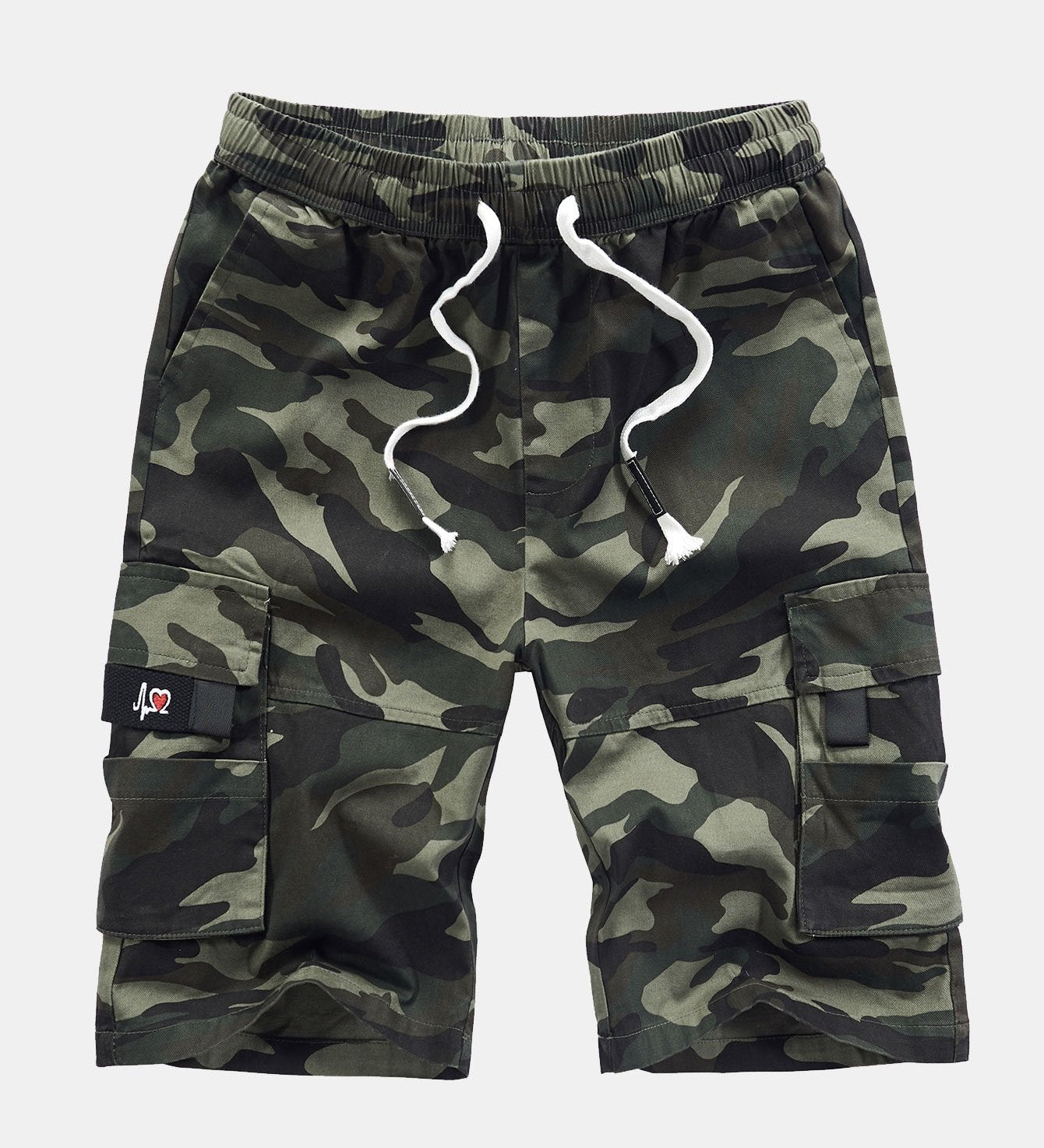 Drawstring Chino Cargo Shorts