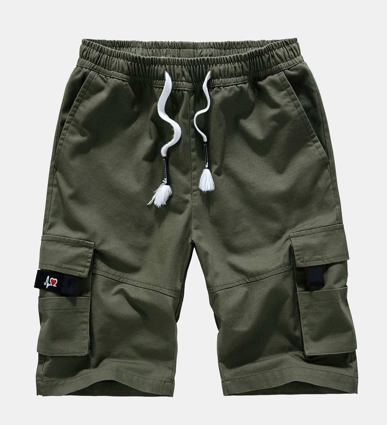 Drawstring Chino Cargo Shorts